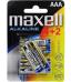 Batterie tipo AAA Maxell - conf. 6pz.
