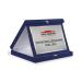 Cofanetto da cerimonia in velluto 26x21 colore Blu